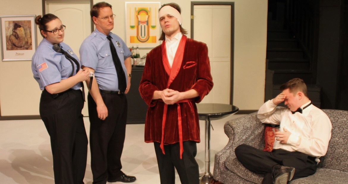 Kayla McKay, Kevin Keck, Anthony Natarelli, and Aaron Lord in Rumors