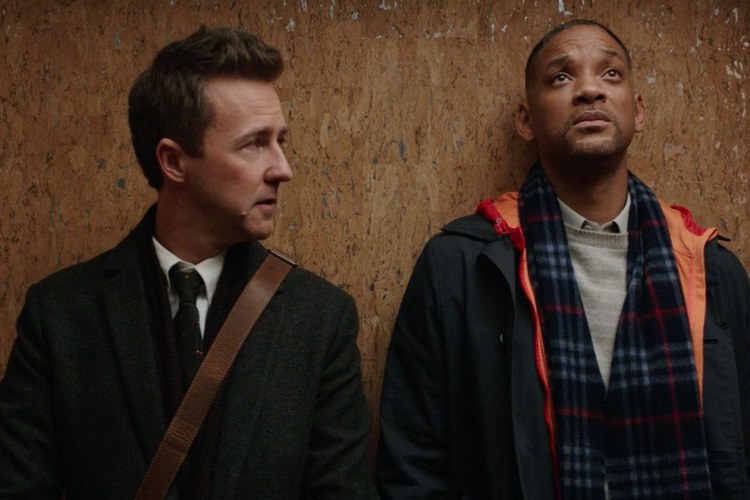 Edward Norton and Will Smith in Collateral Beauty