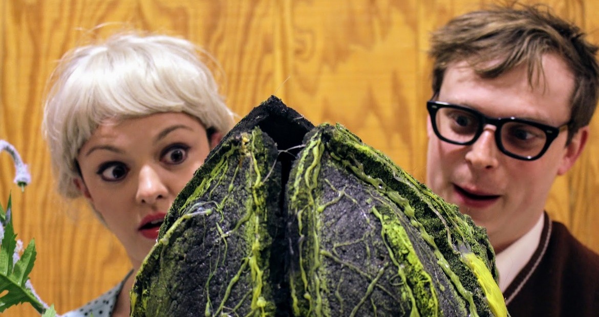 Abbey Donohoe and Andy Sederquist in Little Shop of Horrors