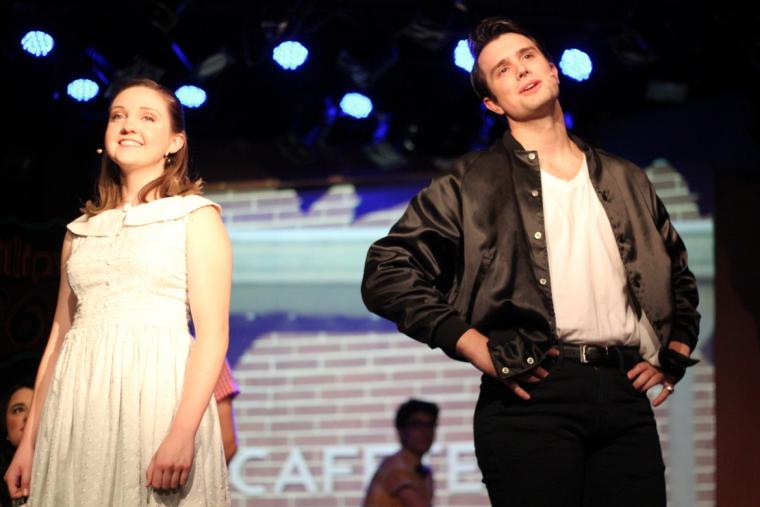 Holly Moss and Jon Loya in Grease