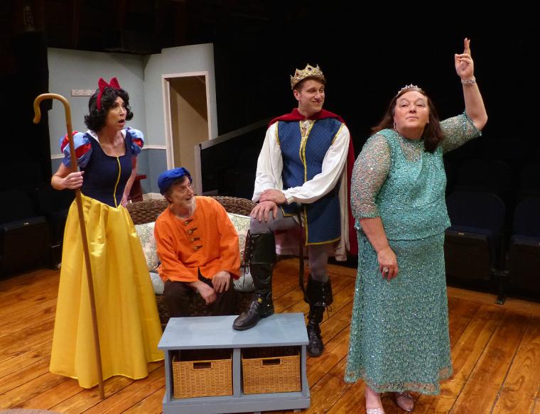 Heidi Hamer, Tom Vaccaro, Victor Angelo, and Jackie Skiles in 'Vanya & Sonia & Masha & Spike'