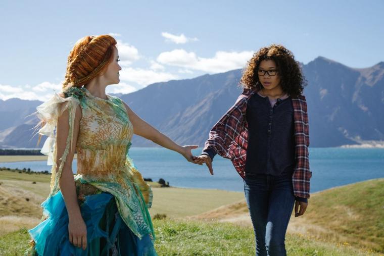 Reese Witherspoon and Storm Reid in A Wrinkle in Time