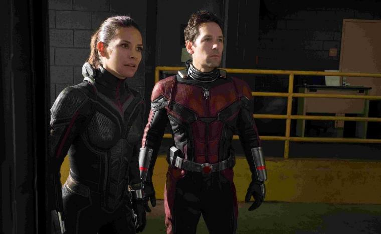 Evangeline Lilly and Paul Rudd in Ant-Man & the Wasp
