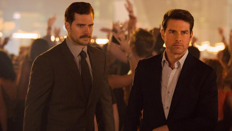 Henry Cavill and Tom Cruise in Mission: Impossible -- Fallout