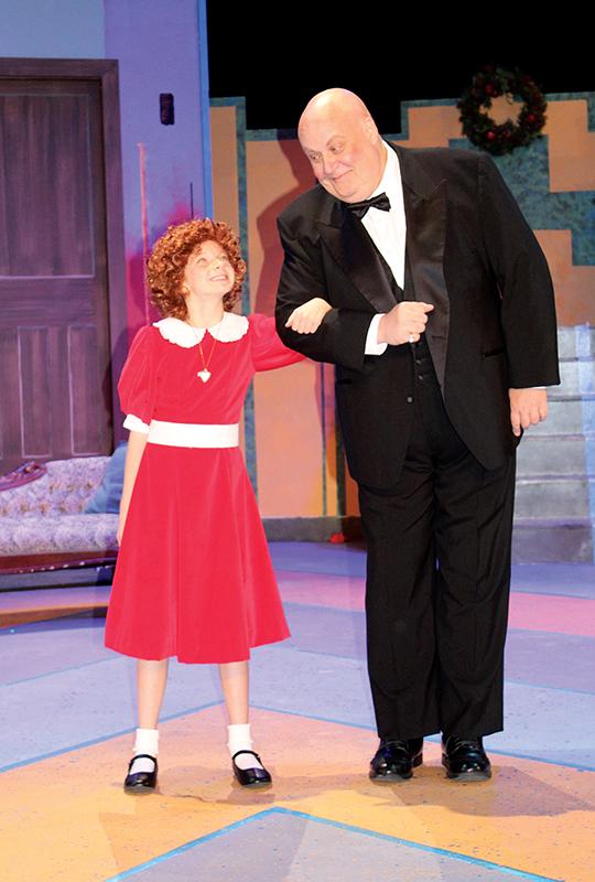 Chloe Knobloch and John Payonk in Annie