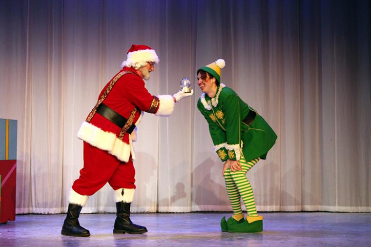 Janos Horvath and Stephen James Potter in Elf: The Musical