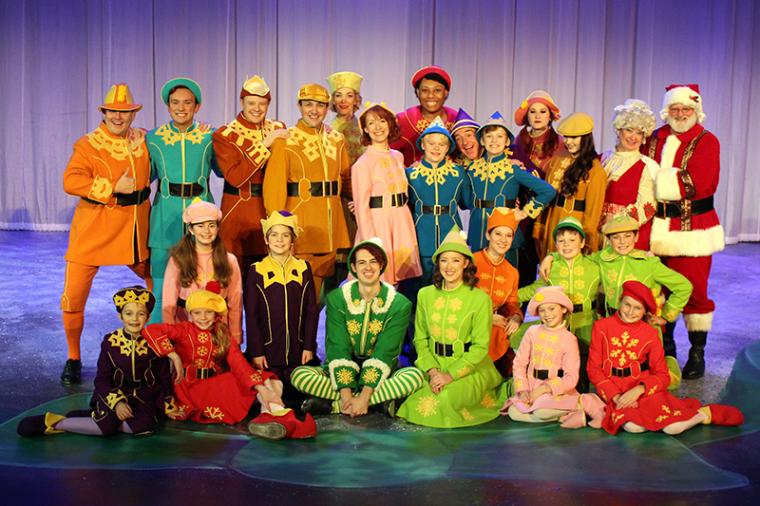 cast members in Elf: The Musical