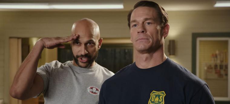 Keegan-Michael Key and John Cena in Playing with Fire