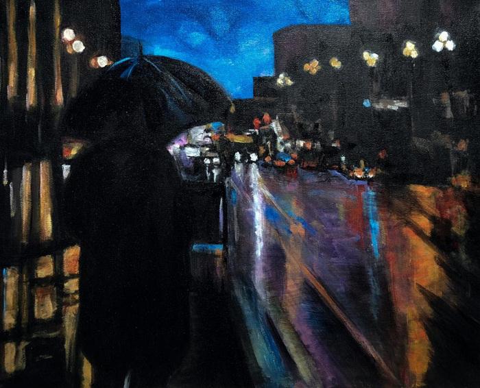"Rainy Night" by Jane Doty
