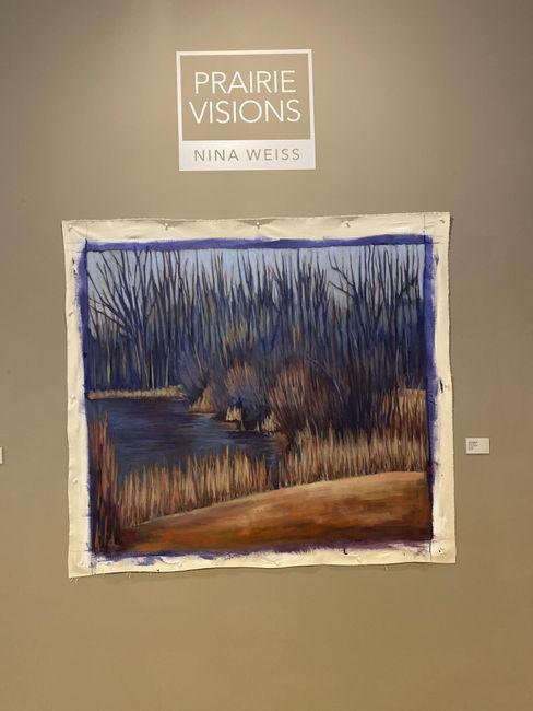 Nina Weiss artwork in the Prairie Visions exhibit