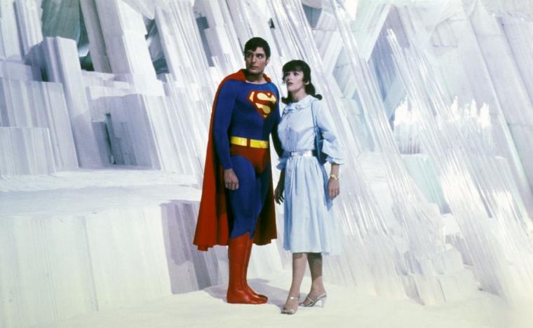 Christopher Reeve and Margot Kidder in Superman II