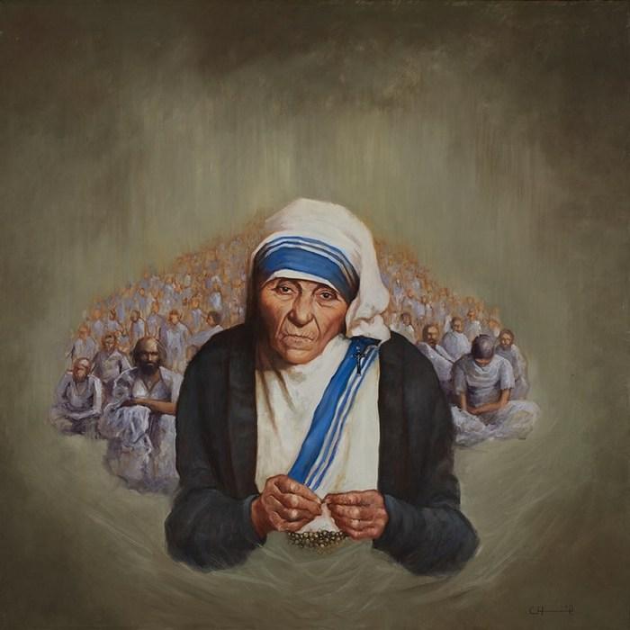 Mother Teresa by Cecile Houel